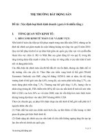 Tiểu luận Xác định loại hình kinh doanh ( gara ô tô nhiều tầng )