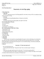 Giáo án HĐNGLL 10 tháng 3