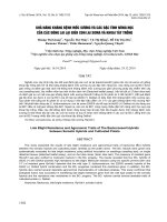 báo cáo khoa học đề tài KHẢ NĂNG KHÁNG BỆNH MỐC SƯƠNG VÀ CÁC ĐẶC TÍNH NÔNG HỌC CỦA CÁC DÒNG LAI LẠI GIỮA CON LAI SOMA VÀ KHOAI TÂY TRỒNG
