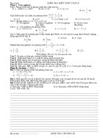 gợi ý kiểm tra giữa kỳ toán 8