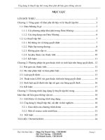 Ứng dụng lý thuyết tập thô trong khai phá dữ liệu giao thông vận tải