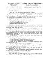 CV về báo cáo 3 năm thực hiện PTTĐ 