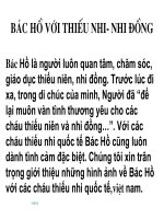bac ho voi thieu nhi- nhi dong