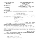 Đề thi HSG tỉnh Thanh Hóa môn Ngữ văn