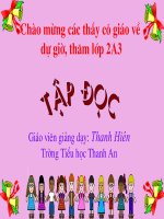 Tập đọc tuần 30 bài: Cháu nhớ Bác Hồ