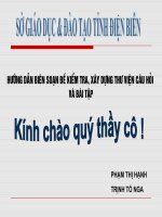 TẬP HUẤN BIÊN SOẠN ĐỀ KIỂM TRA