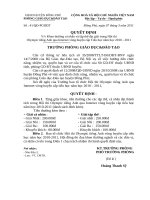 Kết quả Hội thi Olympic Tiếng Anh cấp huyện NH 2010-2011