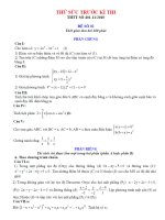 Thử sức trước kì thi: Đề 2 (THTT)