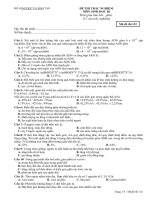 ĐỀ THI THỬ ĐH LẦN 2