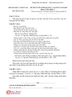 Đề TS ĐH môn Ngữ văn khối C năm 2005