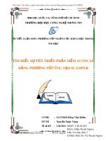 Tiểu luận môn phương pháp nghiên cứu khoa học TÌM HIỂU SỰ PHÁT TRIỂN PHẦN MỀM AUTOCAD BẰNG PHƯƠNG PHÁP SÁNG TẠO SCAMPER