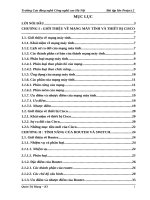 Thiết kế xây dựng hệ thống mạng LAN