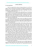 ĐỀ TÀI QUẢN LÝ