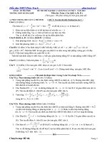 Đề thi thử THPT Hương Khê Lần 1