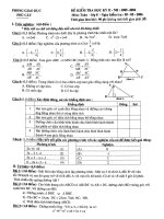 Đề Thi Toán 8 - HK2 (05 - 06)