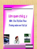 lam quen voi chu cai g,y