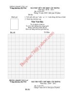 Mẫu viết chữ đẹp