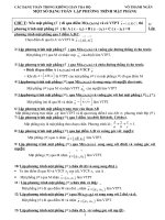 CÁC DANG TOÁN TRONG HHKG