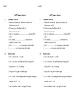 bài tập từ vựng và ngữ pháp cơ bản cho unit 9