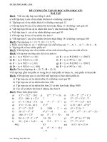 đề cương ôn tập toán 6 học kì 1