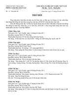 Thơ mời họp HĐBM Huyện tháng 04/11