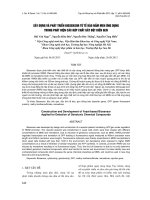 báo cáo khoa học đề tài Xây dựng và phát triển biosensor từ tế bào nấm men ứng dụng trong phát hiện các hợp chất gây đột biến gen