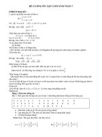 ôn tập cuối năm đại số 7