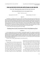 báo cáo khoa học đề tài PHÂN LOẠI GENE MÃ HÓA PROTEIN VẬN CHUYỂN SỬ DỤNG CÁC GENE HÀNG XÓM