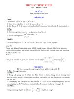 Thử sức trước kì thi: Đề 3 (THTT)