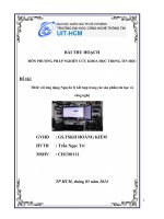 Tiểu luận môn phương pháp nghiên cứu khoa học TRIZ với ứng dụng Nguyên lý kết hợp trong các sản phẩm tin học và công nghệ