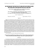 báo cáo khoa học đề tài ĐẶC TÍNH QUANG HỢP, CHẤT KHÔ TÍCH LUỸ VÀ NĂNG SUẤT HẠT CỦA DÒNG LÚA NGẮN NGÀY DCG66 TRÊN CÁC MỨC ĐẠM BÓN VÀ MẬT ĐỘ CẤY KHÁC NHAU