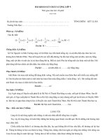 BÀI KHẢO SÁT CHẤT LƯỢNG LỚP 5