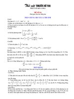 Thử sức trước kì thi: Đề 4 (THTT)