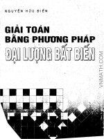 bất biến trong giải toán