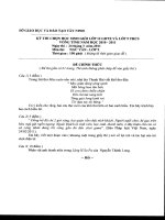 Đề thi học sinh giỏi ngữ văn vòng tỉnh_2011