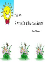 Tiet 97 y nghia van chuong