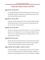 Công việc chung trong các đề thi Toán