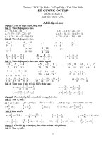 Đề cương ôn tập CN