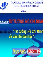silde thuyết trình tư tưởng hồ chí minh về vấn đề dân tộc