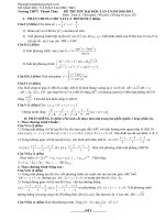 Đề thi thử ĐH lần 1 rất hay đây!