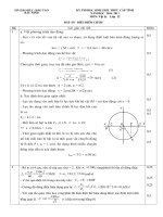 ĐÁP ÁN HSG TỈNH BẮC NINH 2011