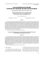 báo cáo khoa học đề tài  DU LỊCH THEO HƯỚNG SINH THÁI VÀ CỘNG ĐỒNG TẠI HUYỆN GIAO THỦY, TỈNH NAM ĐỊNH THỰC TRẠNG VÀ GIẢI PHÁP SỬ DỤNG ĐẤT