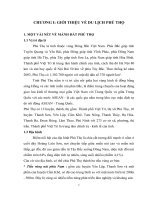 luận văn khách sạn du lịch THỰC TRẠNG DU LỊCH TỰ NHIÊN PHÚ THỌ