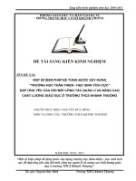 SKKN xây DỰNG TRƯỜNG học THÂN THIỆN 10 11