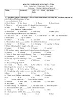 đề cương ôn tập anh 6 học kì 2