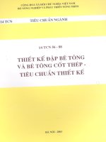 Thiet ke dap be tong va be tong cot thep14TCN56-1988TCTK