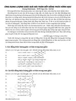 ứng dụng lượng giác giải bài toán bất đẳng thức hình học