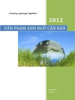 VĂN PHẠM ANH NGỮ CĂN BẢN 2002