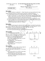 Đề và đáp án HSG lý tỉnh phú thọ 2010-2011