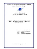 Đồ án tốt nghiệp xây dựng  Thiết kế chung cư Tân Sơn